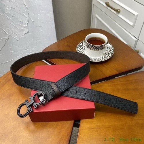 Super Perfect Quality Ferragamo Belts(100% Genuine Leather,steel Buckle)-1595