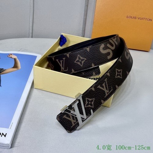 Super Perfect Quality LV Belts(100% Genuine Leather Steel Buckle)-2914