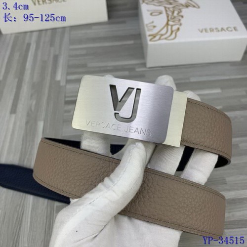 Super Perfect Quality Versace Belts(100% Genuine Leather,Steel Buckle)-573