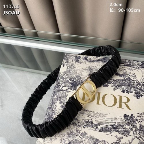 Super Perfect Quality Dior Belts(100% Genuine Leather,steel Buckle)-873