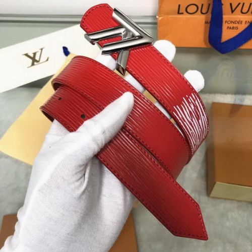 Super Perfect Quality LV Belts(100% Genuine Leather Steel Buckle)-3281