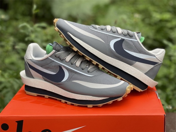 Authentic Clot x Sacai x Nike LDWaffle “Neutral Grey”
