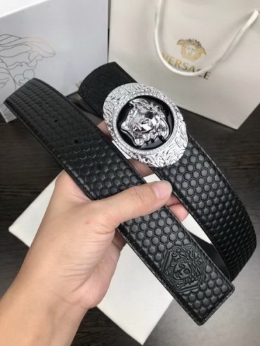 Super Perfect Quality Versace Belts(100% Genuine Leather,Steel Buckle)-630