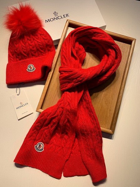 Moncler Wool Cap Scarf AAA-297
