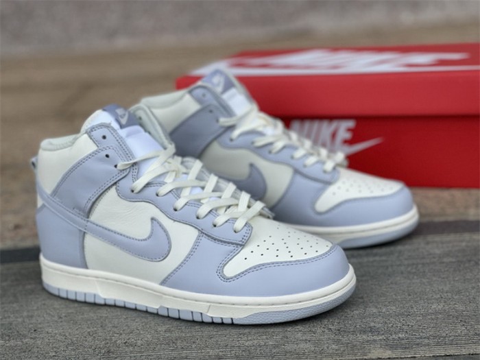 Authentic Nike Dunk High  “Football Grey”