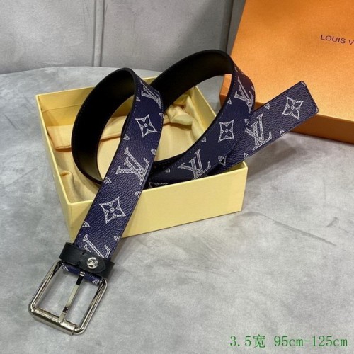 Super Perfect Quality LV Belts(100% Genuine Leather Steel Buckle)-2739