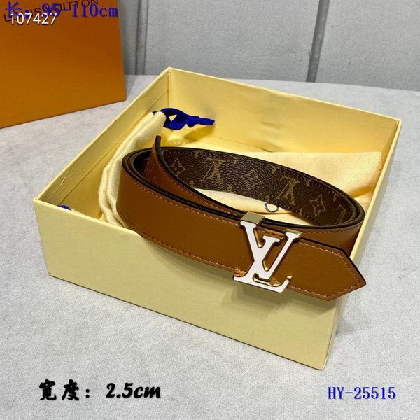 Super Perfect Quality LV Belts(100% Genuine Leather Steel Buckle)-4302