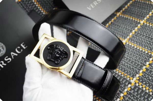 Super Perfect Quality Versace Belts(100% Genuine Leather,Steel Buckle)-735