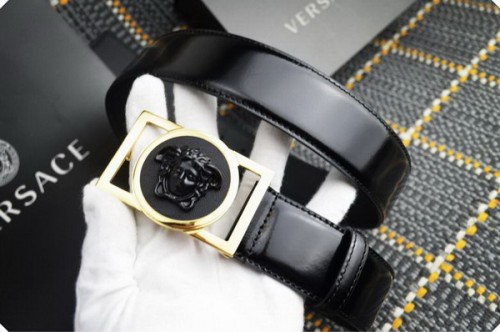Super Perfect Quality Versace Belts(100% Genuine Leather,Steel Buckle)-735