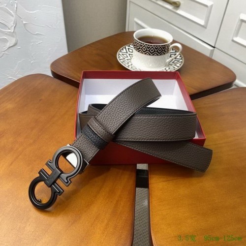 Super Perfect Quality Ferragamo Belts(100% Genuine Leather,steel Buckle)-1594