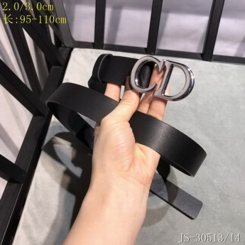 Super Perfect Quality Dior Belts(100% Genuine Leather,steel Buckle)-741