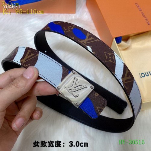 Super Perfect Quality LV Belts(100% Genuine Leather Steel Buckle)-4375