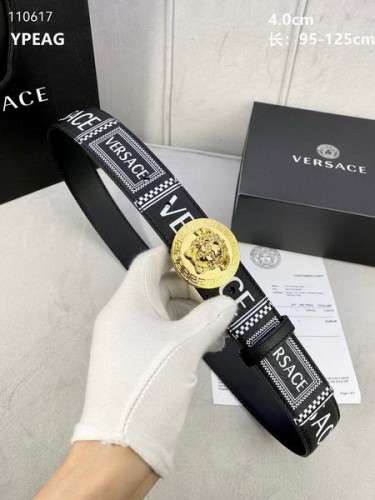 Super Perfect Quality Versace Belts(100% Genuine Leather,Steel Buckle)-1692