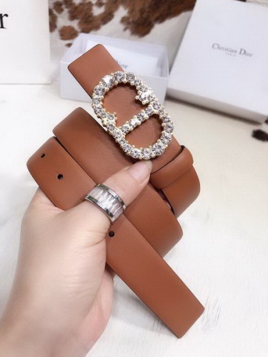 Super Perfect Quality Dior Belts(100% Genuine Leather,steel Buckle)-596
