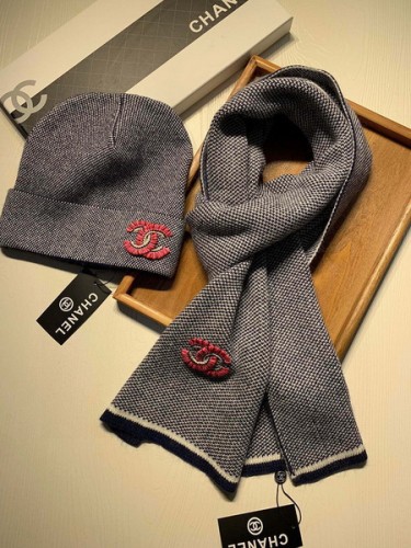 CHAL Wool Cap Scarf AAA-168