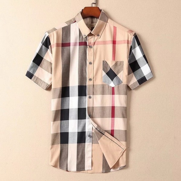 Burberry shirt sleeve men-034(M-XXXL)