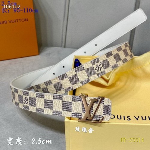 Super Perfect Quality LV Belts(100% Genuine Leather Steel Buckle)-4285