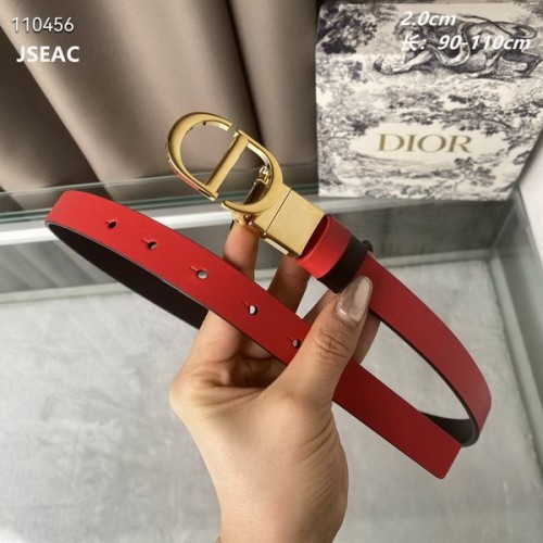 Super Perfect Quality Dior Belts(100% Genuine Leather,steel Buckle)-874