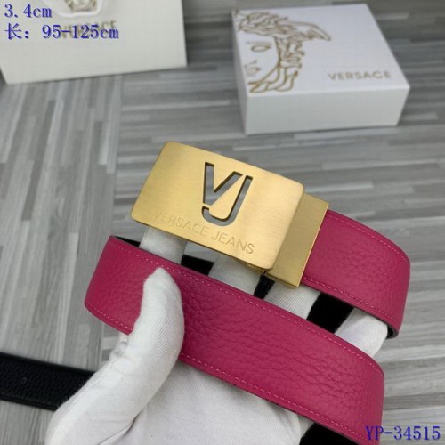 Super Perfect Quality Versace Belts(100% Genuine Leather,Steel Buckle)-572