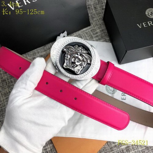 Super Perfect Quality Versace Belts(100% Genuine Leather,Steel Buckle)-790