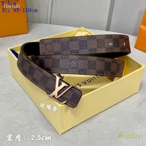 Super Perfect Quality LV Belts(100% Genuine Leather Steel Buckle)-4289