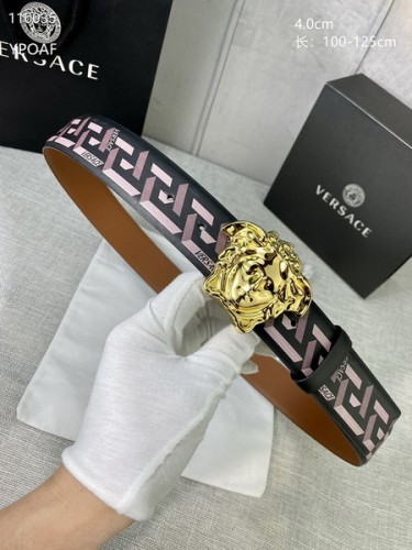 Super Perfect Quality Versace Belts(100% Genuine Leather,Steel Buckle)-948