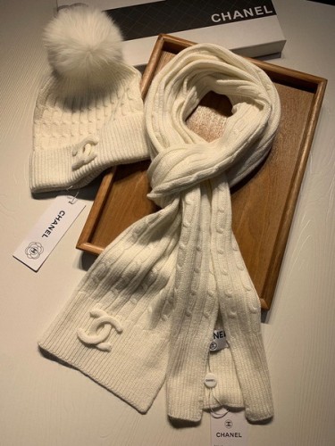 CHAL Wool Cap Scarf AAA-154