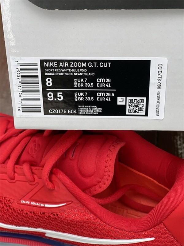 Authentic Nike Air Zoom G.T.Cut EP-002