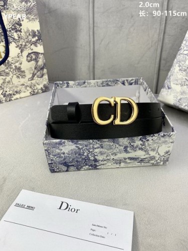 Super Perfect Quality Dior Belts(100% Genuine Leather,steel Buckle)-889