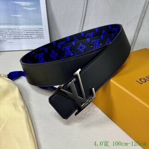 Super Perfect Quality LV Belts(100% Genuine Leather Steel Buckle)-4085