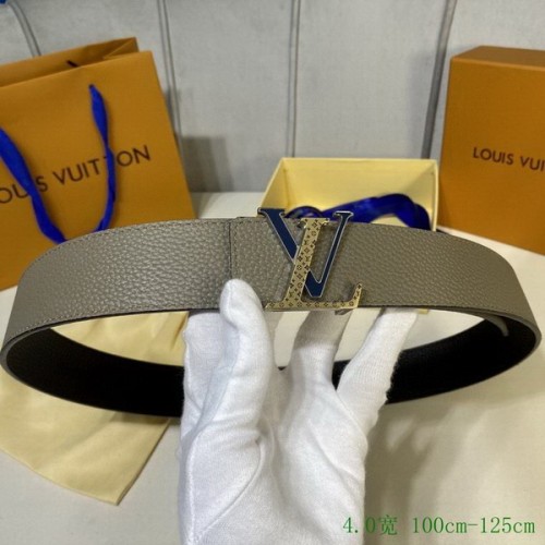 Super Perfect Quality LV Belts(100% Genuine Leather Steel Buckle)-4039