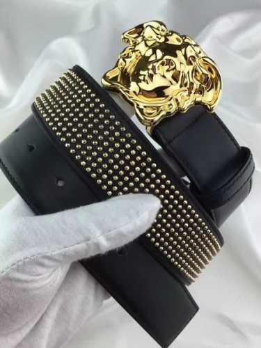 Super Perfect Quality Versace Belts(100% Genuine Leather,Steel Buckle)-1005