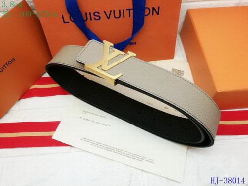 Super Perfect Quality LV Belts(100% Genuine Leather Steel Buckle)-3683