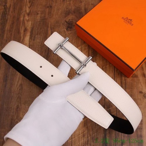Super Perfect Quality Hermes Belts(100% Genuine Leather,Reversible Steel Buckle)-975