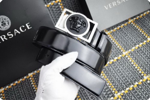 Super Perfect Quality Versace Belts(100% Genuine Leather,Steel Buckle)-736