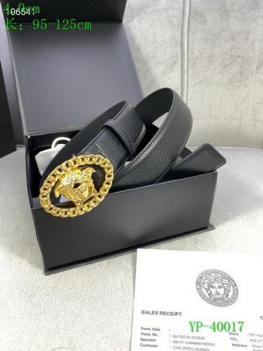 Super Perfect Quality Versace Belts(100% Genuine Leather,Steel Buckle)-1073