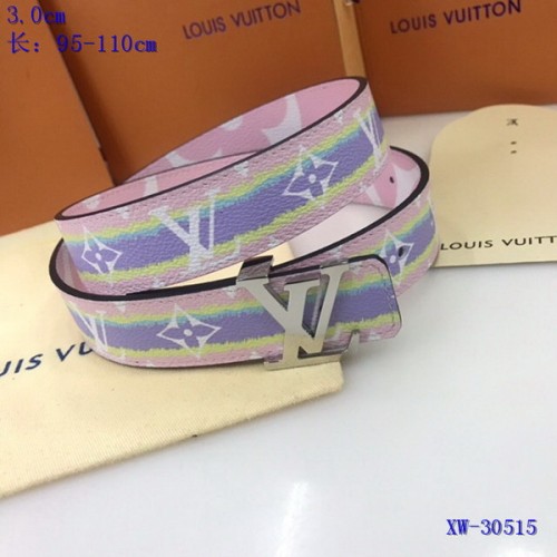 Super Perfect Quality LV Belts(100% Genuine Leather Steel Buckle)-4402