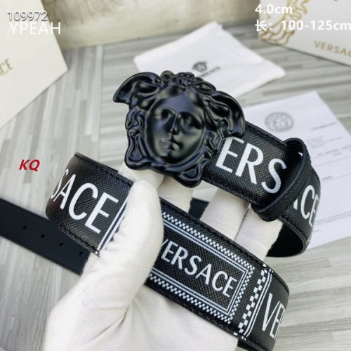 Super Perfect Quality Versace Belts(100% Genuine Leather,Steel Buckle)-897
