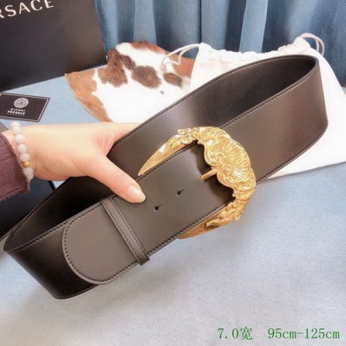 Super Perfect Quality Versace Belts(100% Genuine Leather,Steel Buckle)-787