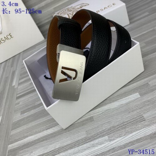 Super Perfect Quality Versace Belts(100% Genuine Leather,Steel Buckle)-567