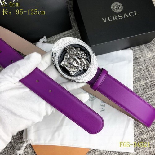 Super Perfect Quality Versace Belts(100% Genuine Leather,Steel Buckle)-562