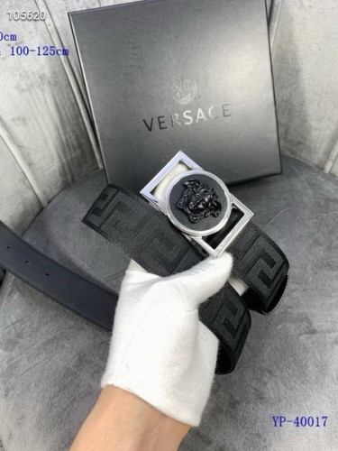 Super Perfect Quality Versace Belts(100% Genuine Leather,Steel Buckle)-1032