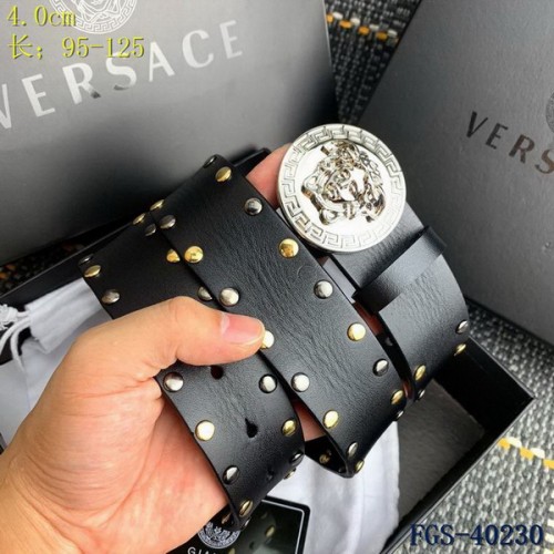 Super Perfect Quality Versace Belts(100% Genuine Leather,Steel Buckle)-1367