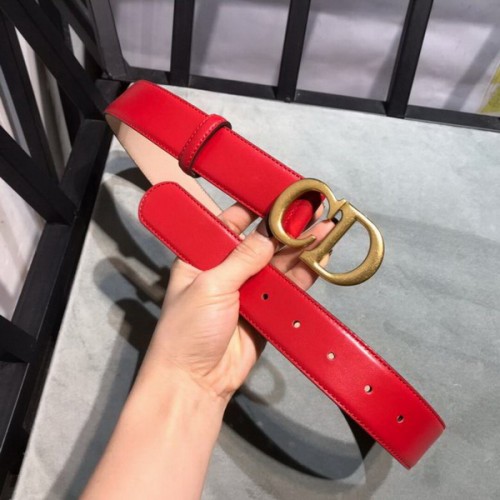 Super Perfect Quality Dior Belts(100% Genuine Leather,steel Buckle)-1012