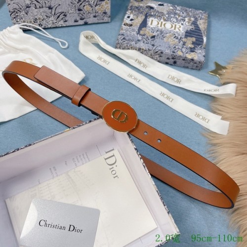 Super Perfect Quality Dior Belts(100% Genuine Leather,steel Buckle)-898