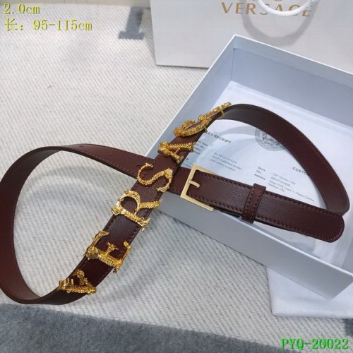 Super Perfect Quality Versace Belts(100% Genuine Leather,Steel Buckle)-1608