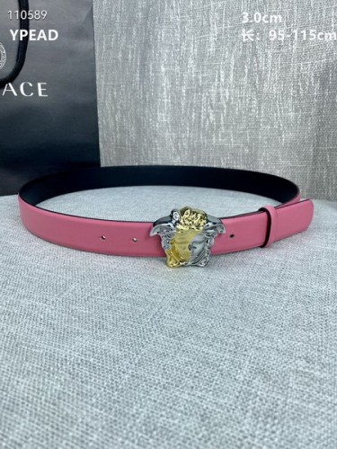 Super Perfect Quality Versace Belts(100% Genuine Leather,Steel Buckle)-1624
