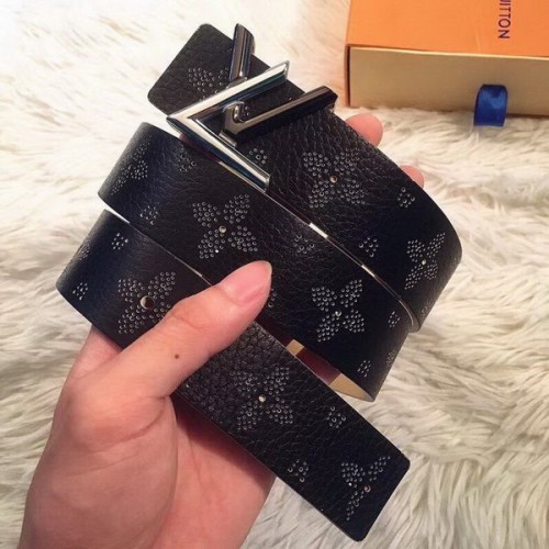 Super Perfect Quality LV Belts(100% Genuine Leather Steel Buckle)-3427