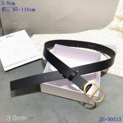 Super Perfect Quality Dior Belts(100% Genuine Leather,steel Buckle)-732