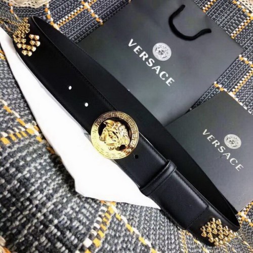 Super Perfect Quality Versace Belts(100% Genuine Leather,Steel Buckle)-750